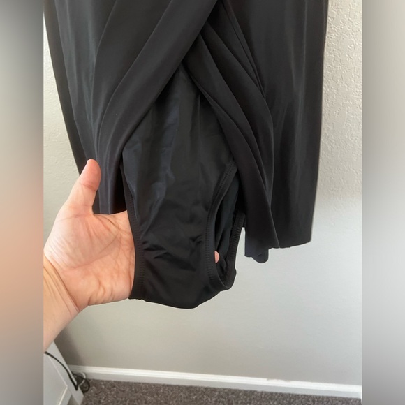 Swim skirt/skort/dress size 18, black with white polkadots. - Picture 7 of 9